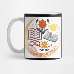 Flower book store Mug